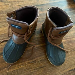 Boys Sperry Port Duck Boot - Size 12 - Winter/Rain Boot